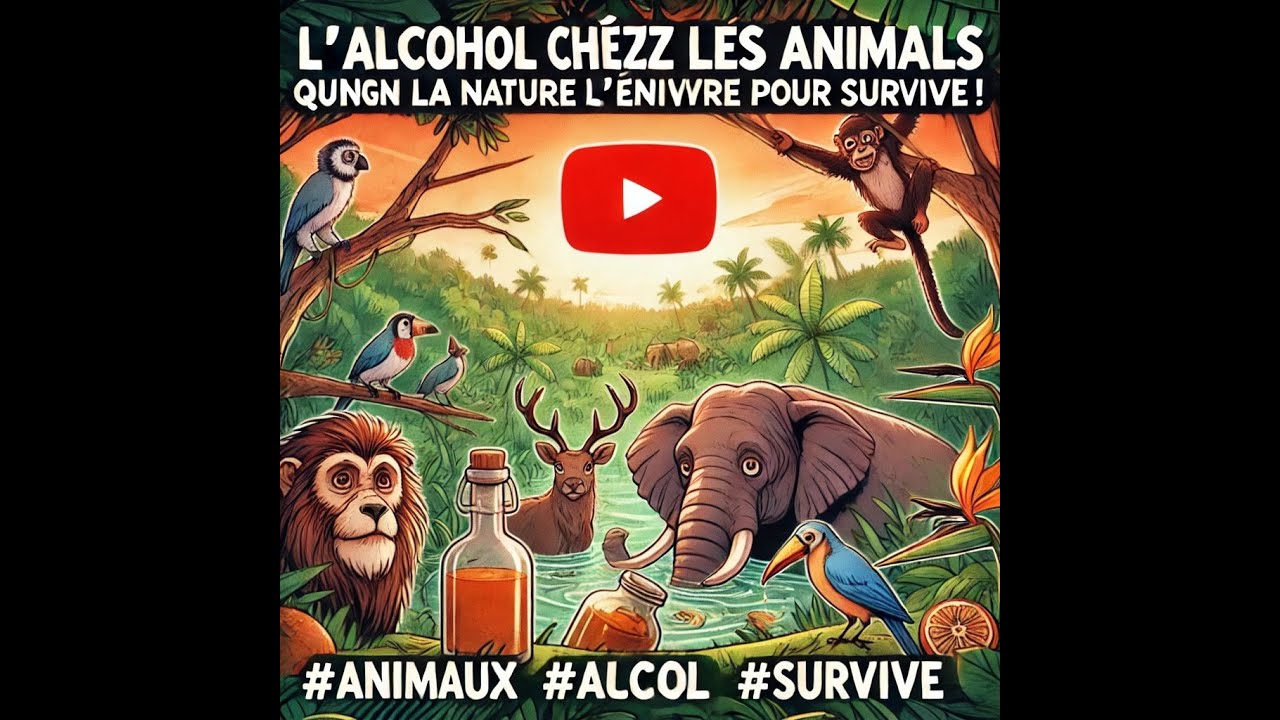 L’alcool chez les animaux. quand la nature s’enivre pour survivre ! #animaux #alcool #survival