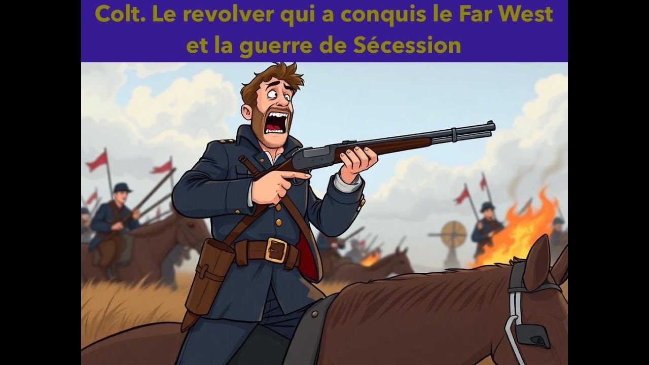 Colt Le revolver qui a conquis le Far West et la guerre de Sécession #colt #tech #histoire