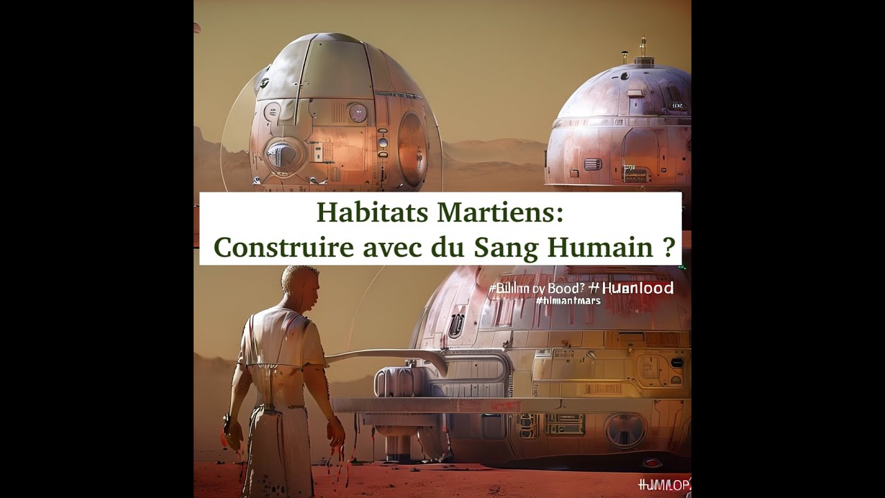 Habitats en Sang et Os HUMAIN. AstroCrete et Survie Extrême sur la Planète Rouge #mars #sang #tech