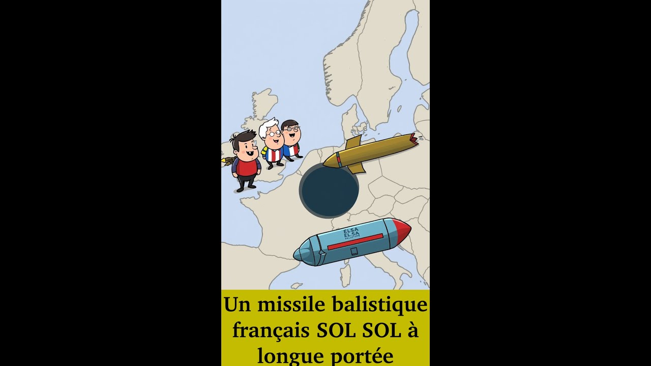Un missile balistique français SOL SOL à longue portée #ELSA #MissileBalistique #Défense