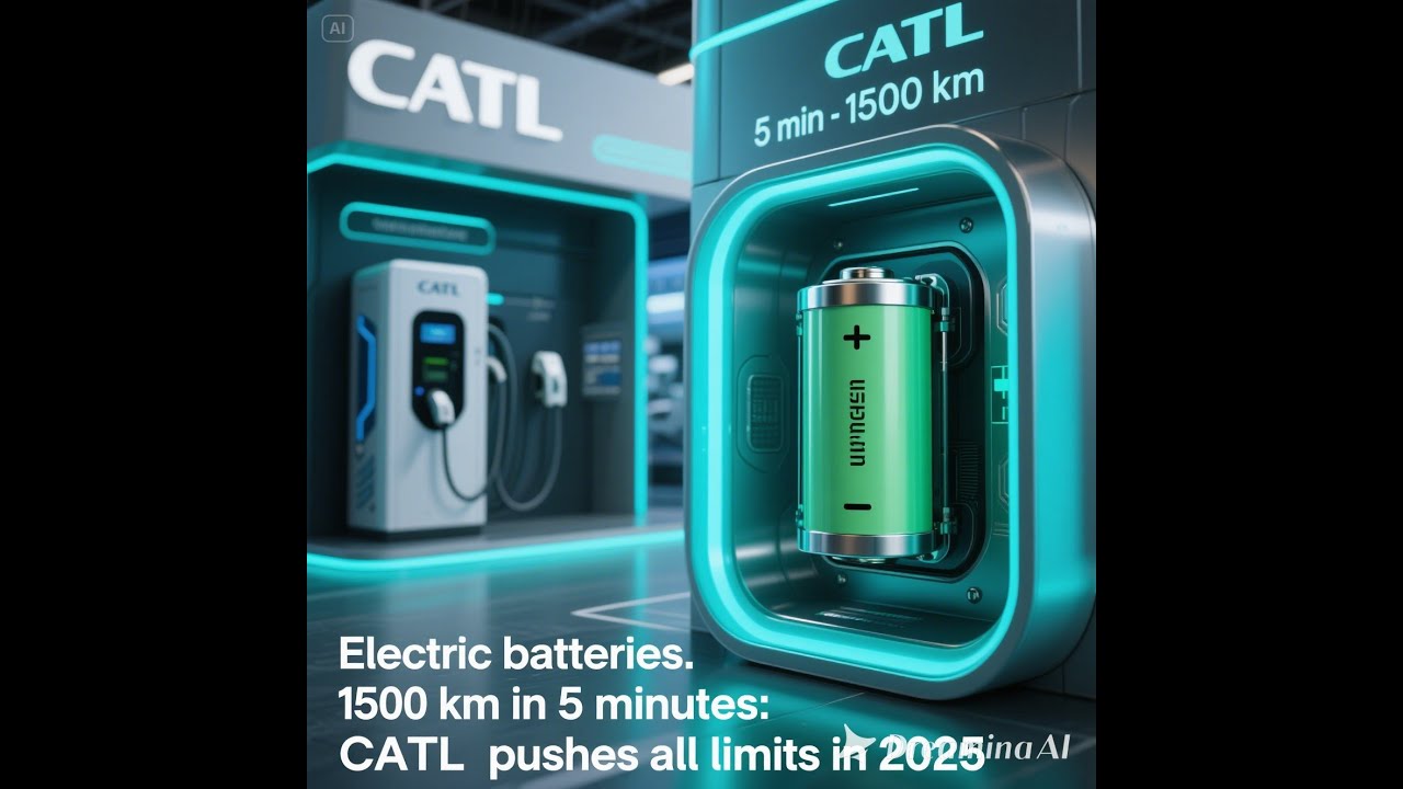 Batteries électriques. 1500 km en 5 minutes : CATL repousse toutes les limites en 2025 #Batterie