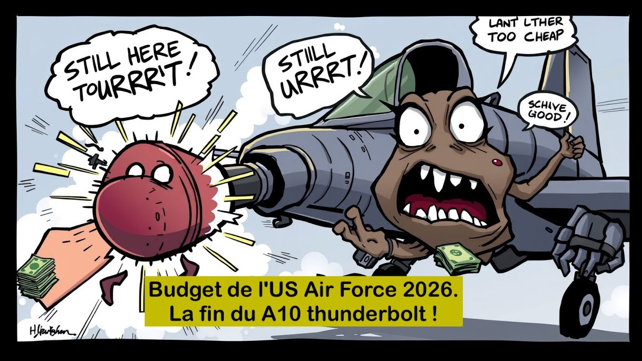 Budget de l’US Air Force 2026. La fin du A10 thunderbolt !#pourtoi #tech #usairforce #a10thunderbolt