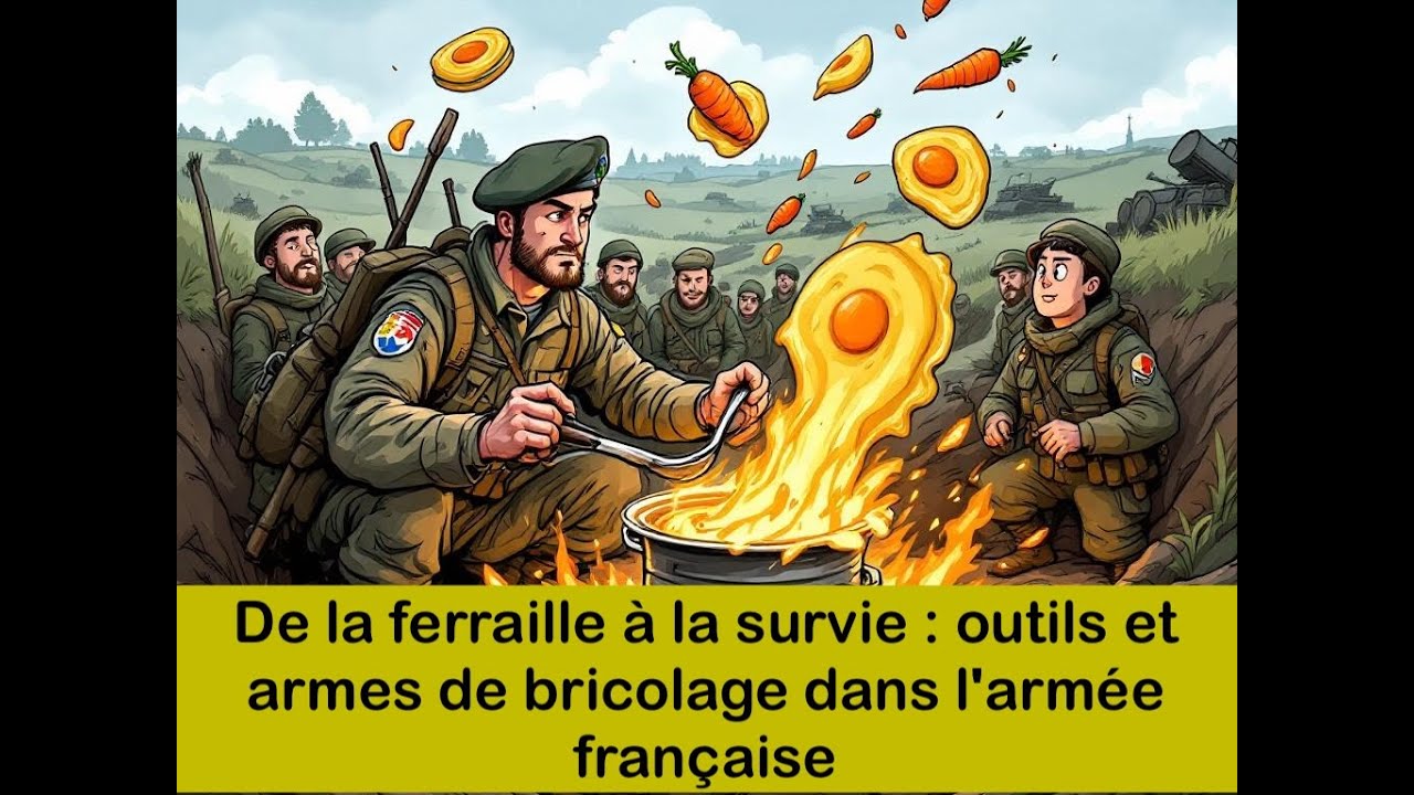 De la ferraille à la survie. Outils et armes de bricolage dans l’armée française !#arméefrançaise
