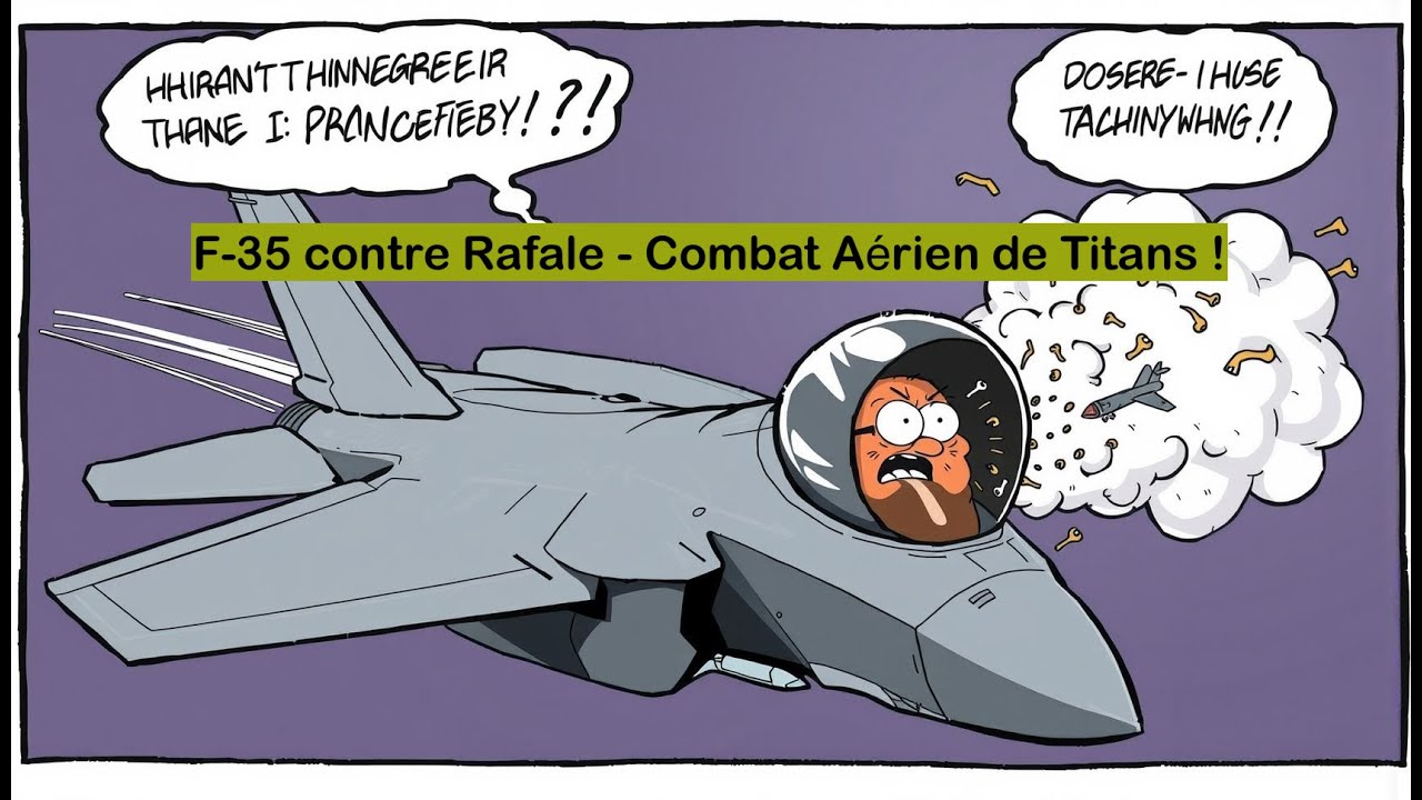 F-35 contre Rafale – Combat Aérien de Titans ! #pourtoi #tech