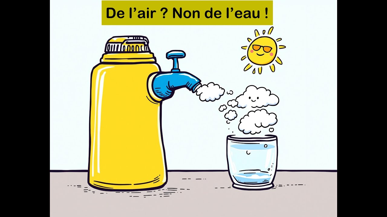 Incroyable bouteille qui transforme l’air en eau potable #EauDeLair #InnovationEau #BouteilleMagique