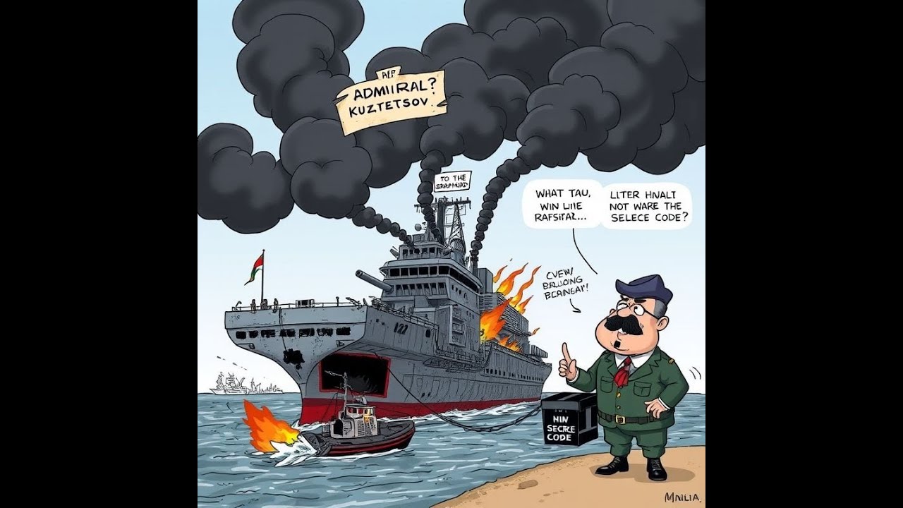 Amiral Kouznetsov : Le Tigre de Papier en Voie de Démolition. Nouvelle honte militaire Russe !