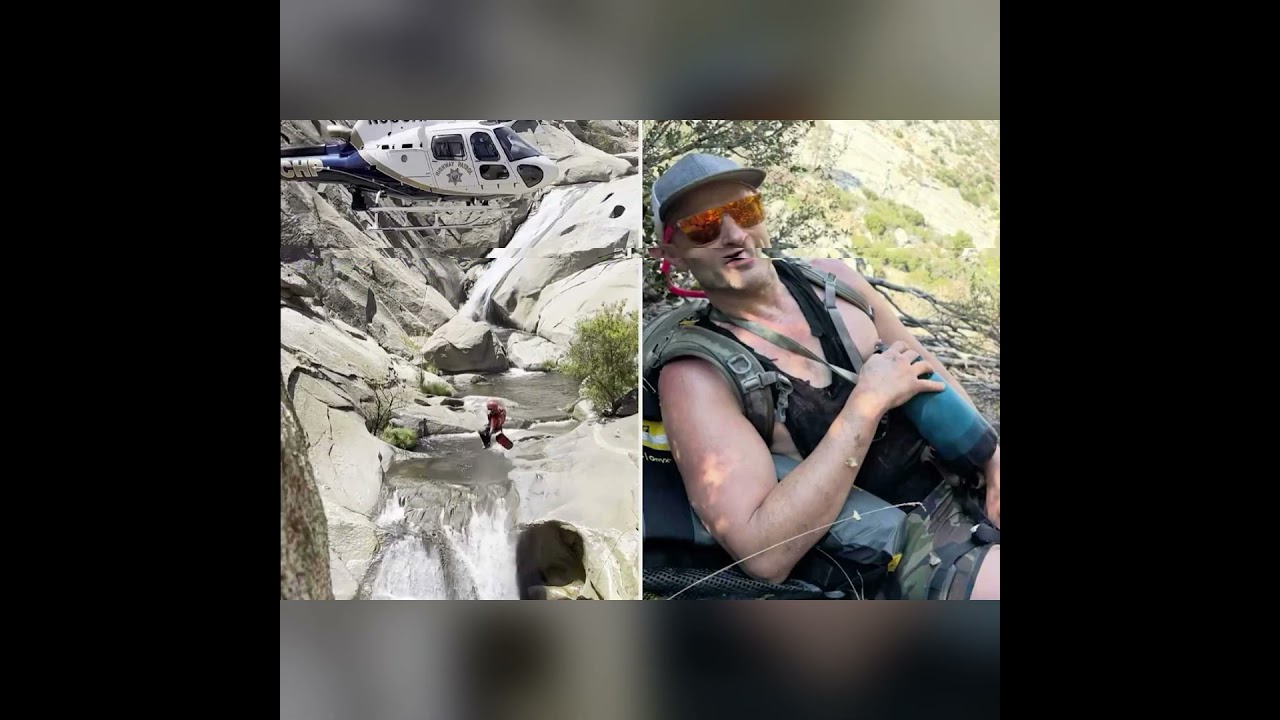 Il survit deux jours bloqué derrière une cascade avant un Sauvetage Extrême ! #sauvetage #survie