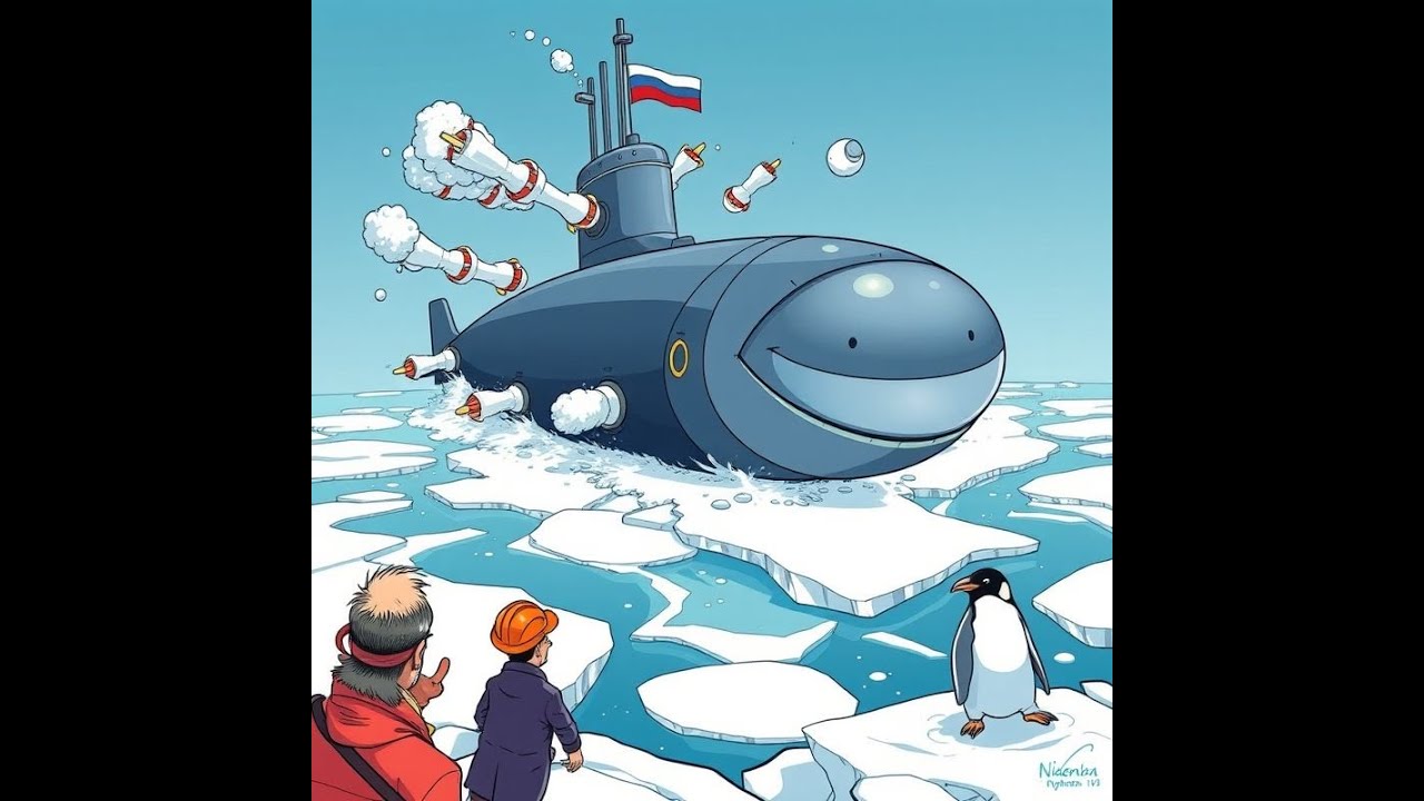 Sous marins russes: La folie nucléaire du GNL sous l’Arctique fait des vagues !#Arctique#sousmarin