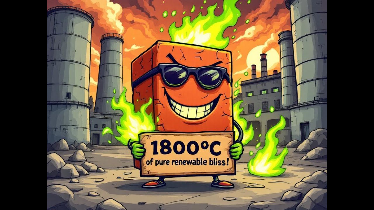 E bricks: La brique magique qui décarbone l’industrie à 1800°C ! #EBricks #Décarbonation #Innov
