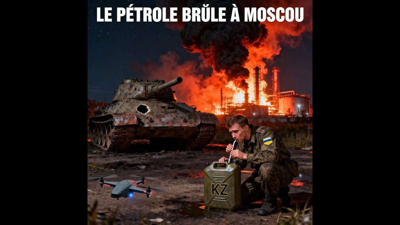La Russie IMPORTE du diesel du Kazakhstan ? 🤯 Les drones ukrainiens provoquent le chaos ! ⛽️