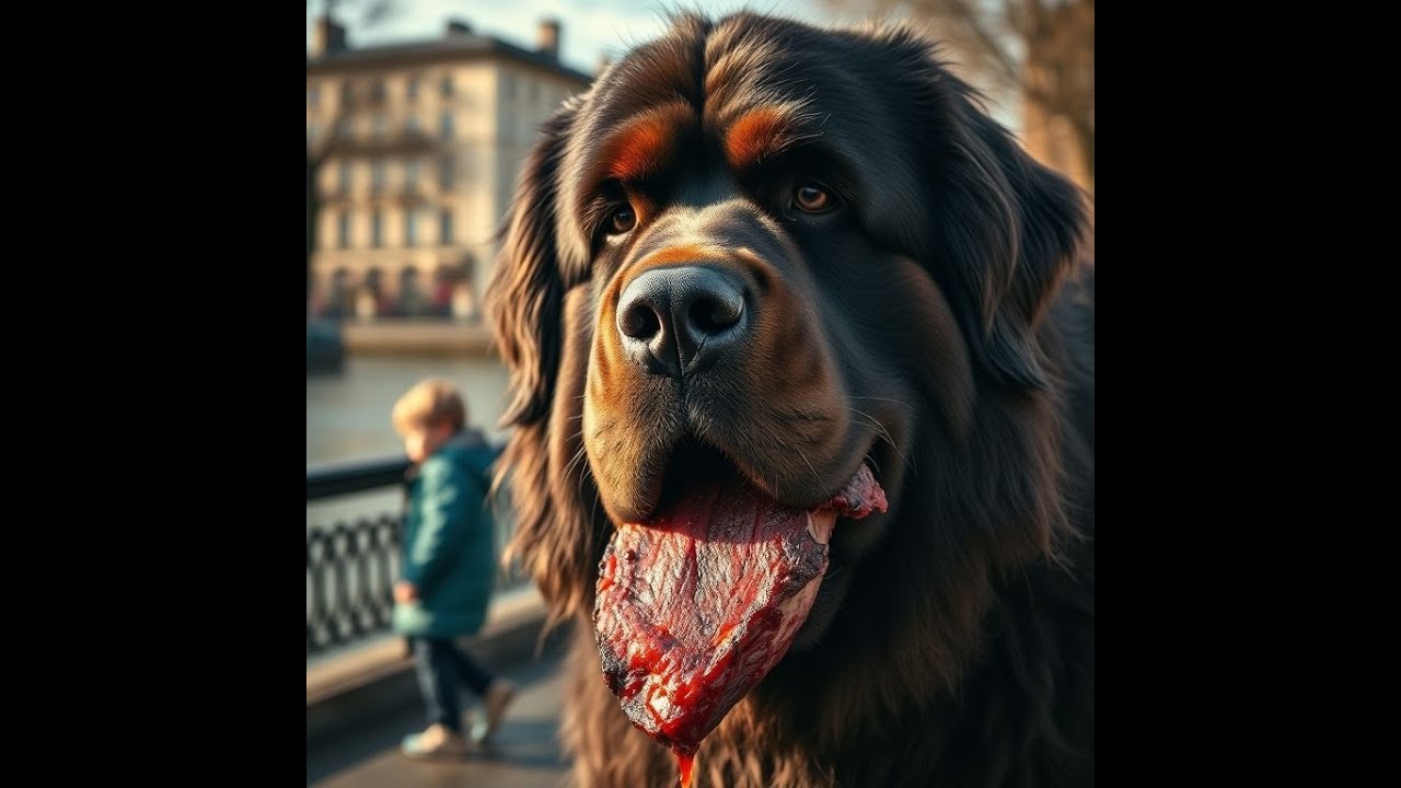 Ce chien poussait il des enfants dans la Seine pour avoir des STEAKS ?