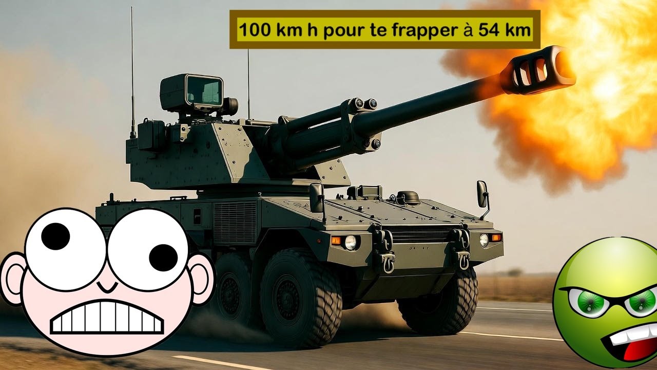 100 km h pour te frapper à 54 km. Comment ce canon disparaît il en seulement 10 secondes ?