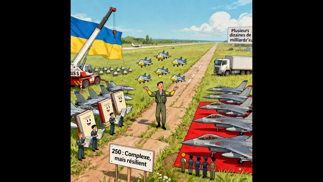 L’Ukraine vise 250 avions : Rafale, Gripen et F-16. Analyse podcast complète.