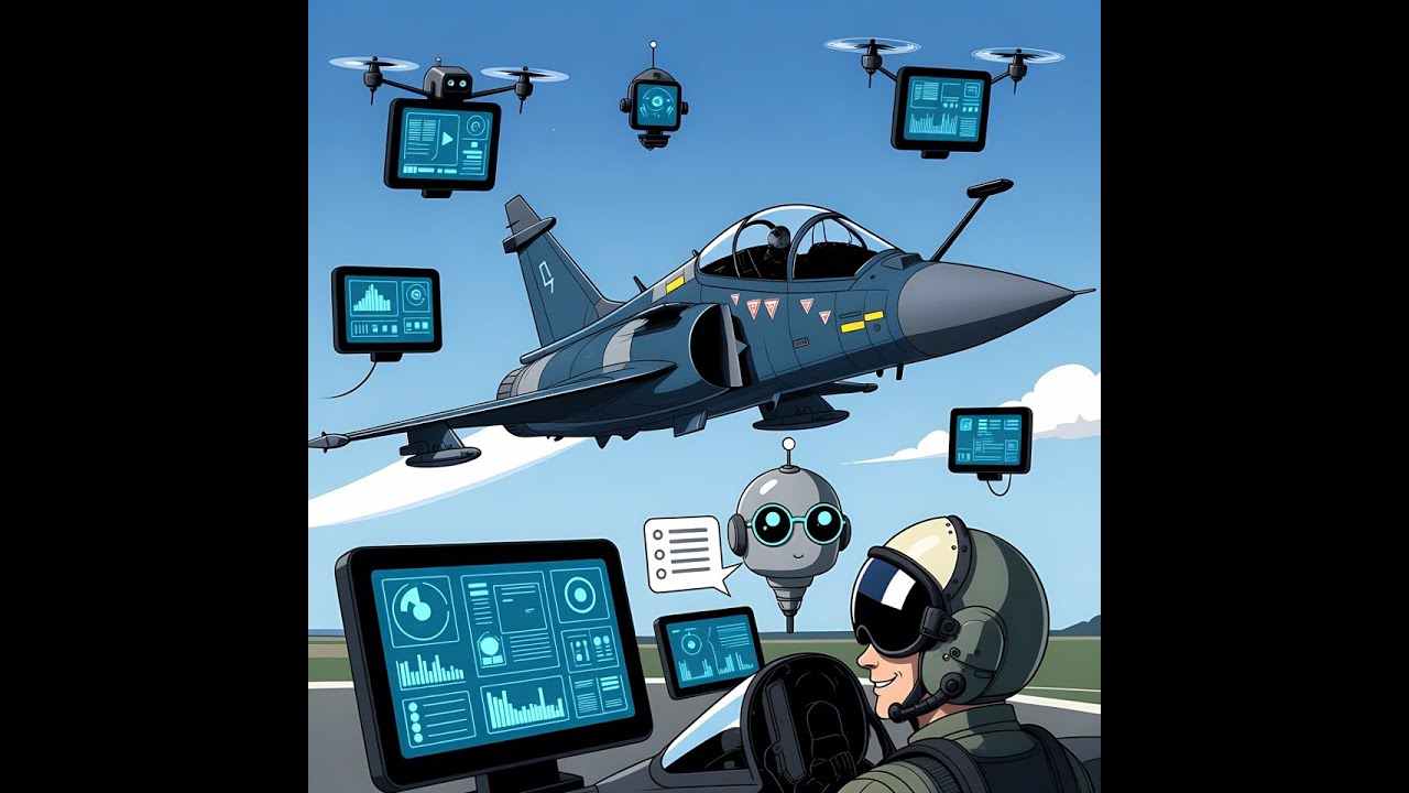 Le Mirage 2000D RMV est AUSSI utilisé comme banc d’essai pour l’intelligence artificielle de combat.