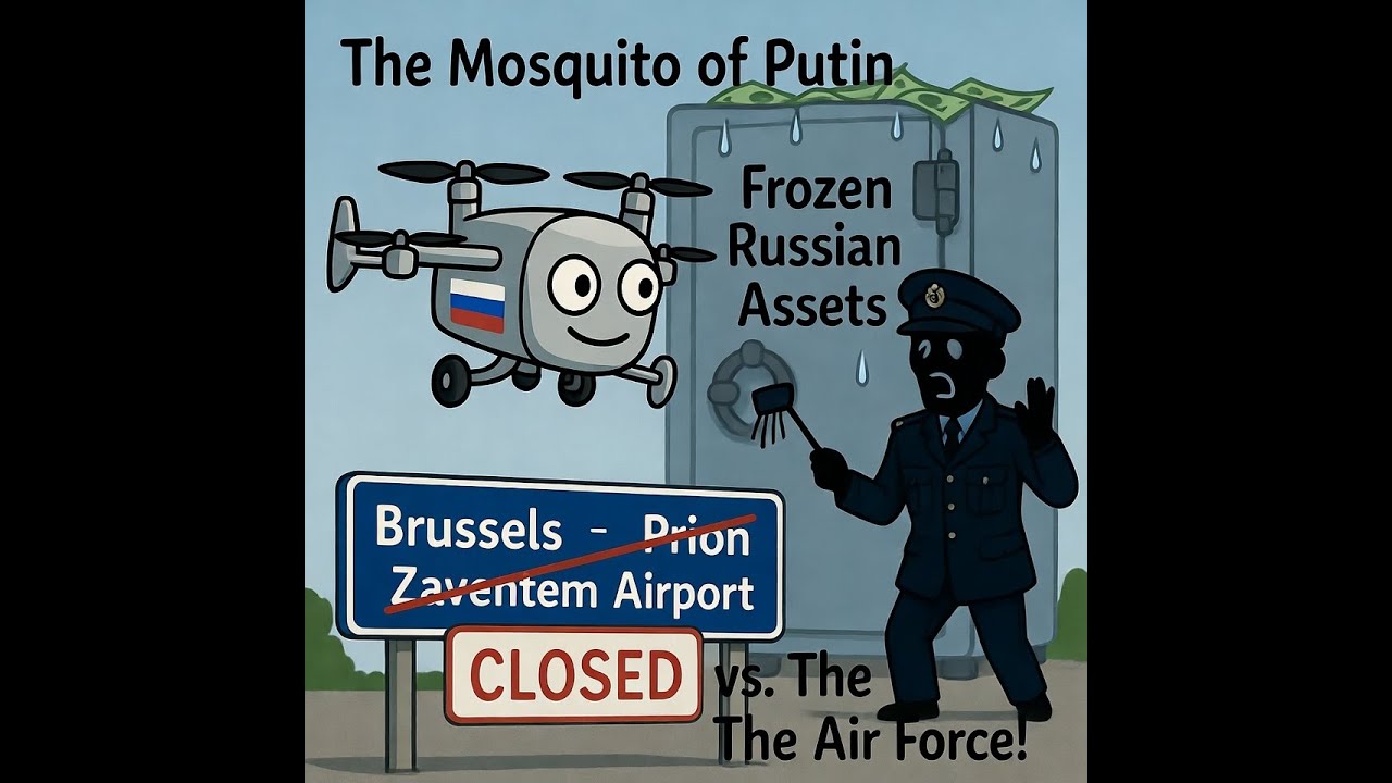 La RAF vient aider la Belgique comme Nounou anti drone face à la menace hybride russe !
