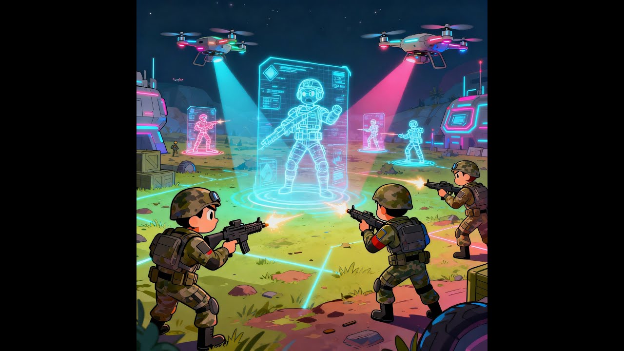 Quand la guerre devient virtuelle : découvrez l’armement holographique !