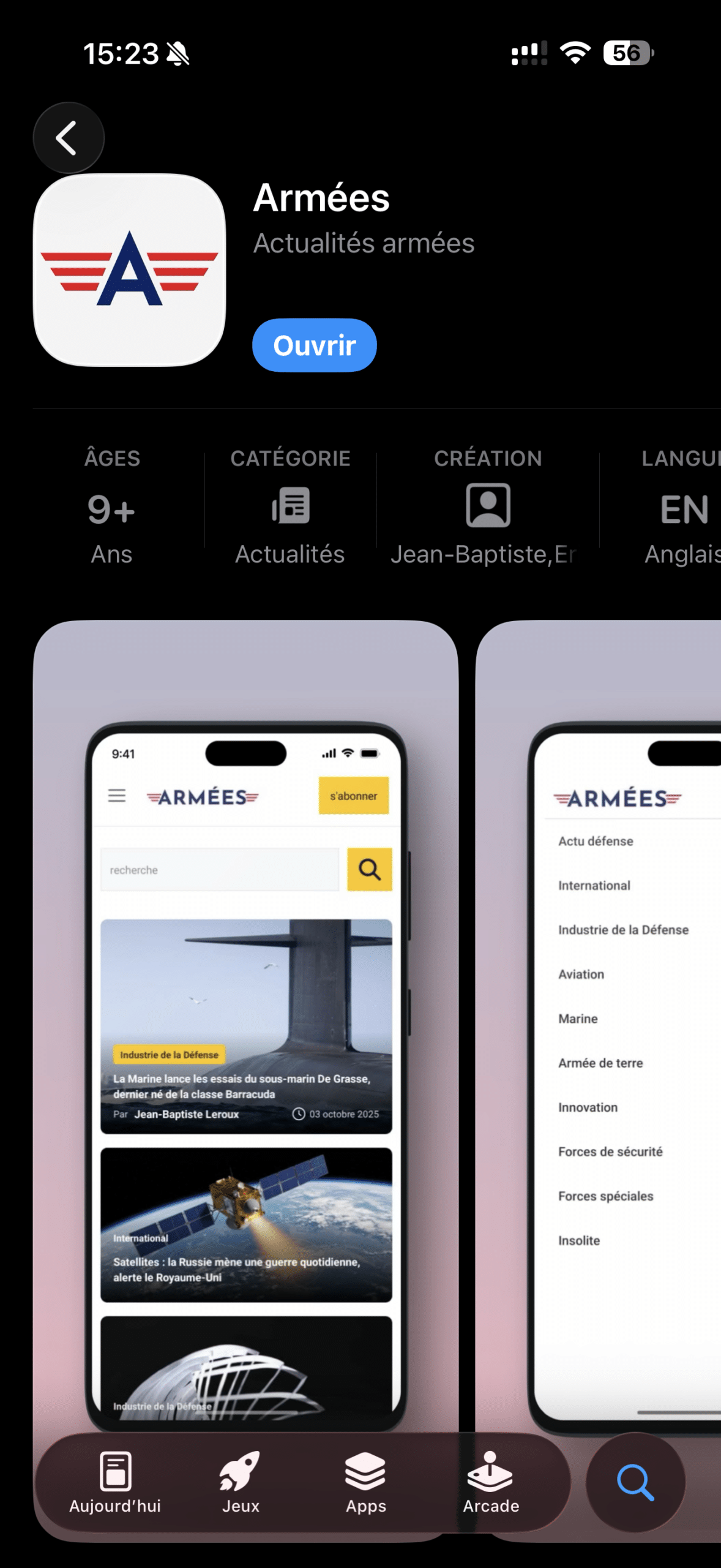 Défense : suivez l’actualité militaire et internationale sur l’appli Armées.com !