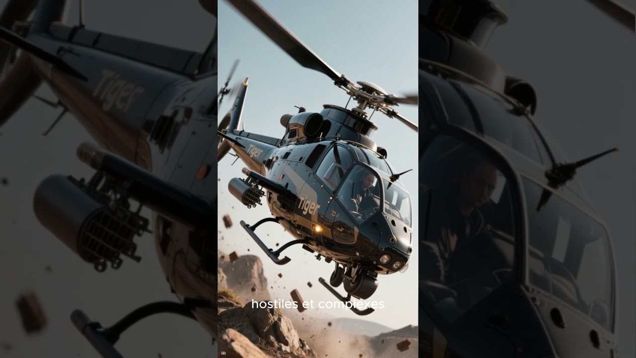 « Découvre le Tigre RMV : l&rsquo;hélicoptère qui va révolutionner l&rsquo;aviation militaire française ! ✨⚙️👨️ »