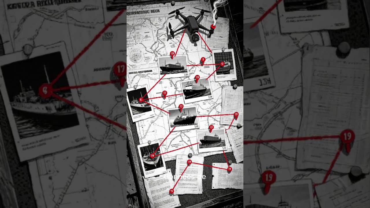 Guerre hybride russe utilisant des navires civils comme plateformes de lancement de drones. #russie
