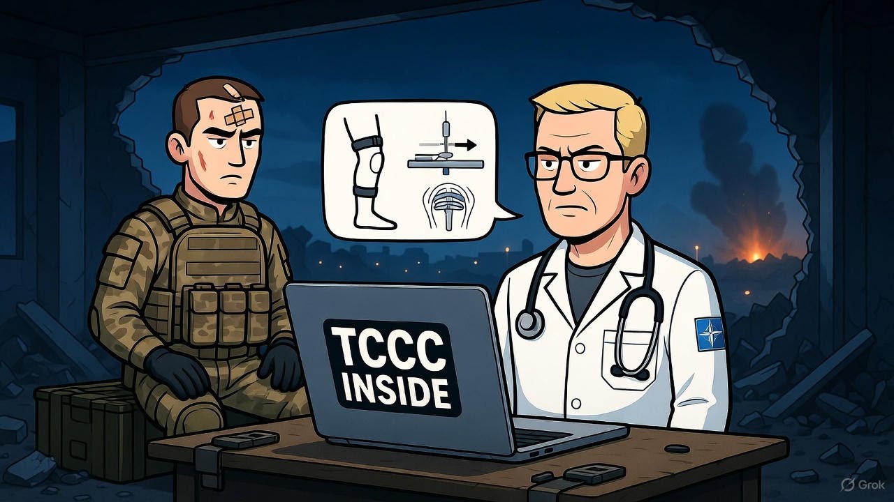 A Médicale Tactique : Votre Mac remplace le chirurgien militaire (sans internet)!